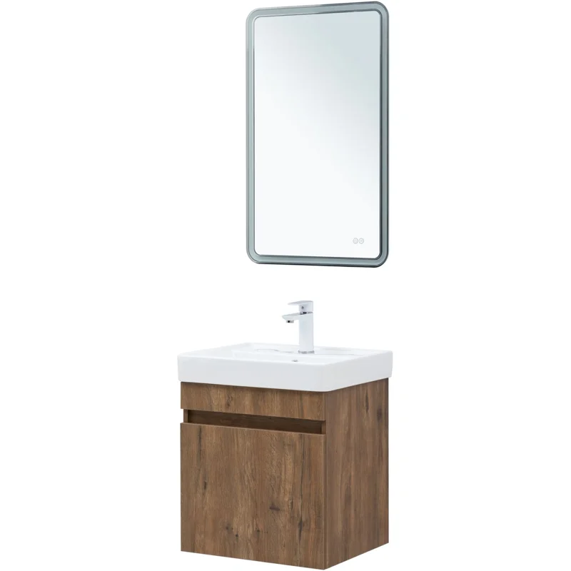 Тумба под раковину Aquanet Оптима 50 дуб рустикальный 