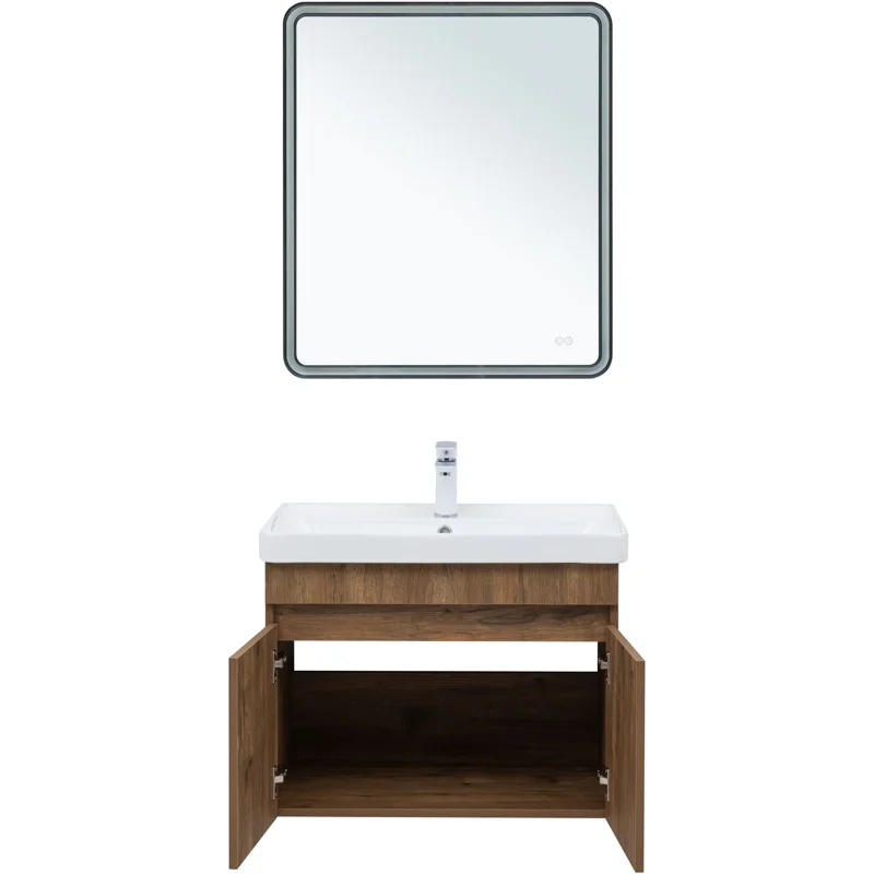 Тумба под раковину Aquanet Оптима 70 дуб рустикальный 