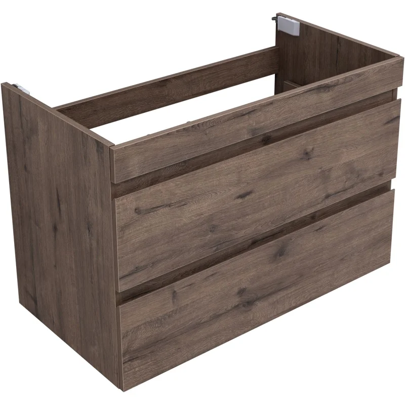 Тумба под раковину Aquanet Нота New 90 дуб веллингтон табак