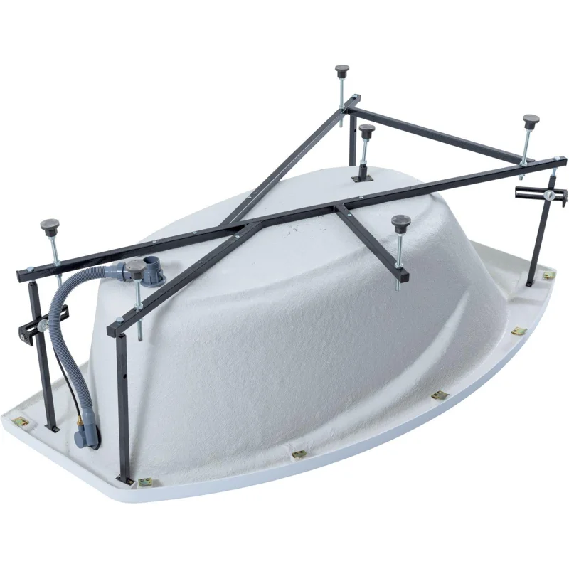 Акриловая ванна Aquanet Jersey 170x90 L (с каркасом)