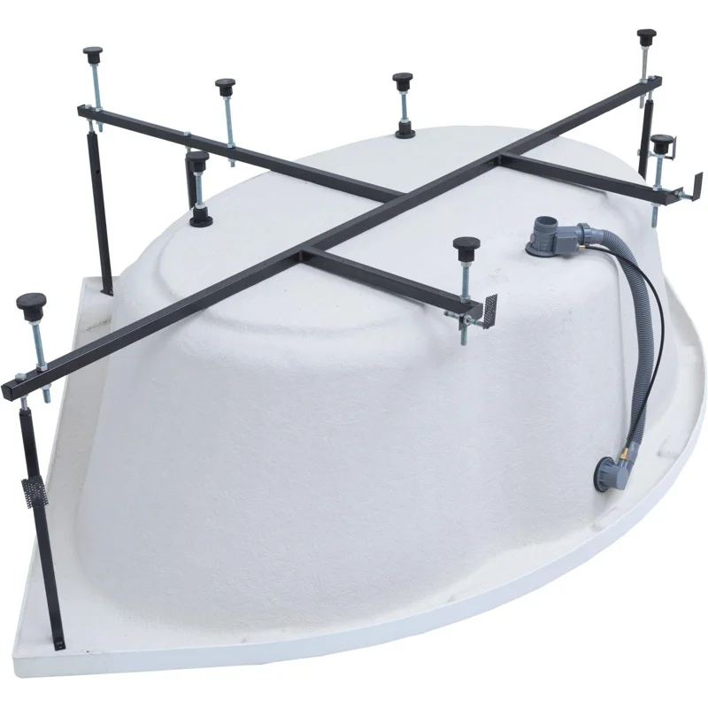 Акриловая ванна Aquanet Santiago 160x160 (с каркасом)