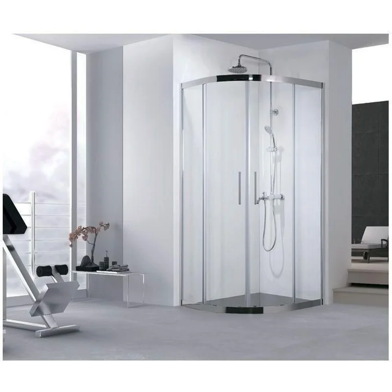 Душевой уголок Aquanet Delta NPE2142 90x90, R550, прозрачное стекло