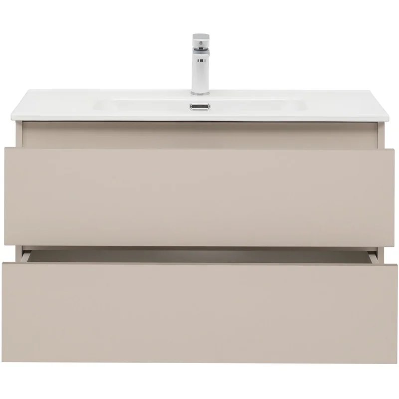 Тумба под раковину Aquanet Вега 2.0 90 бежевый