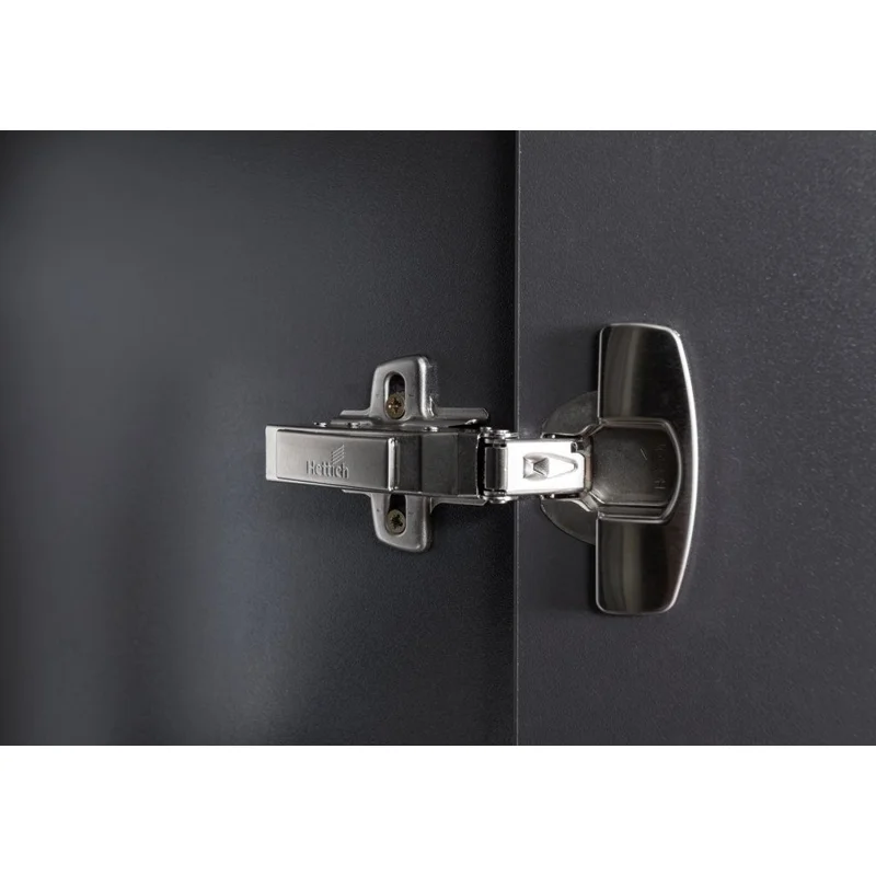 Шкаф-пенал Aquanet Алвита 35 серый антрацит