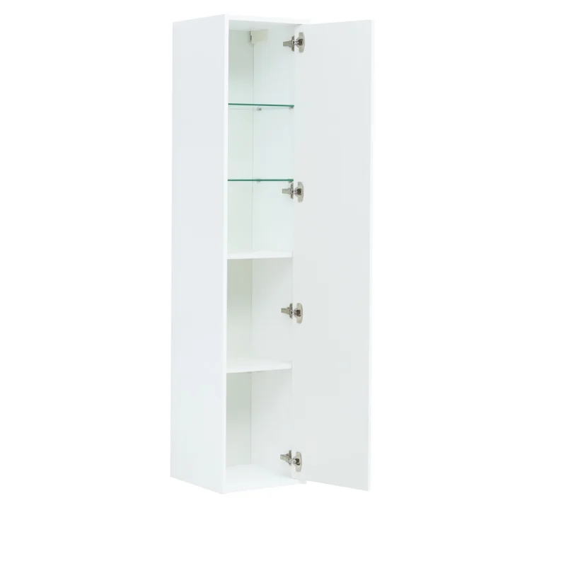 Шкаф-пенал Aquanet Lino 35 белый матовый