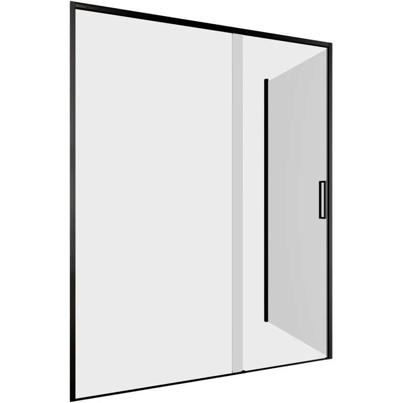Душевой уголок Aquanet Pleasure Evo 150x80 AE65-150x80-BT профиль черный, прозрачное стекло