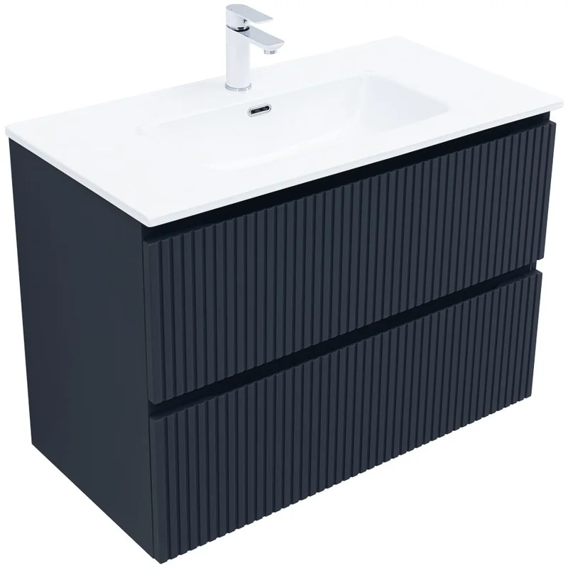 Тумба под раковину Aquanet Джейн (Flat) 90 маренго