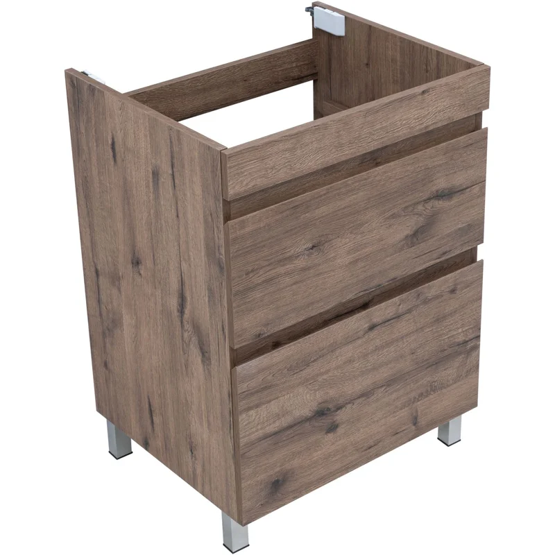 Тумба под раковину Aquanet Нота New 60 напольная, дуб веллингтон табак