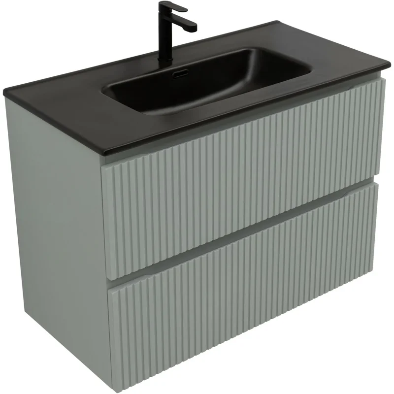 Тумба под раковину Aquanet Джейн (Flat) 90 мисти грин