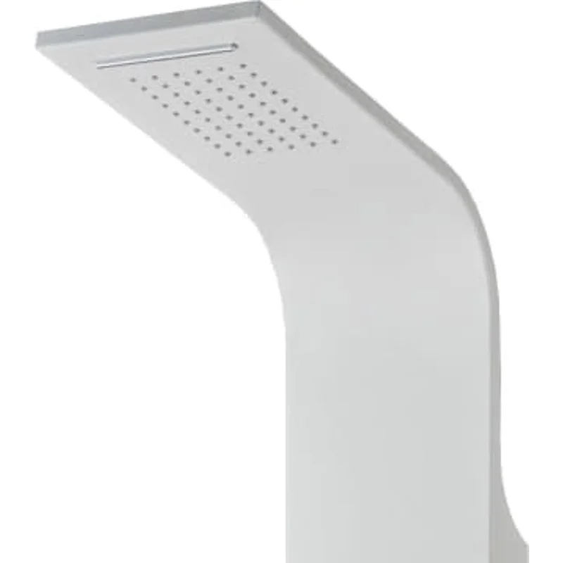Душевая панель Galaxy White с гидромассажем и изливом