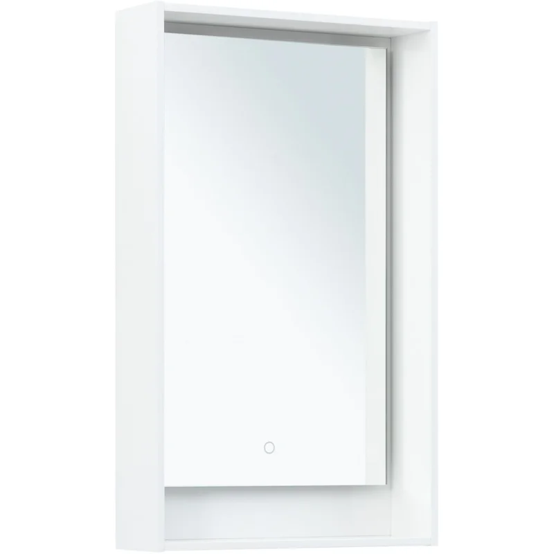 Зеркало Aquanet Милан 50 белый глянец