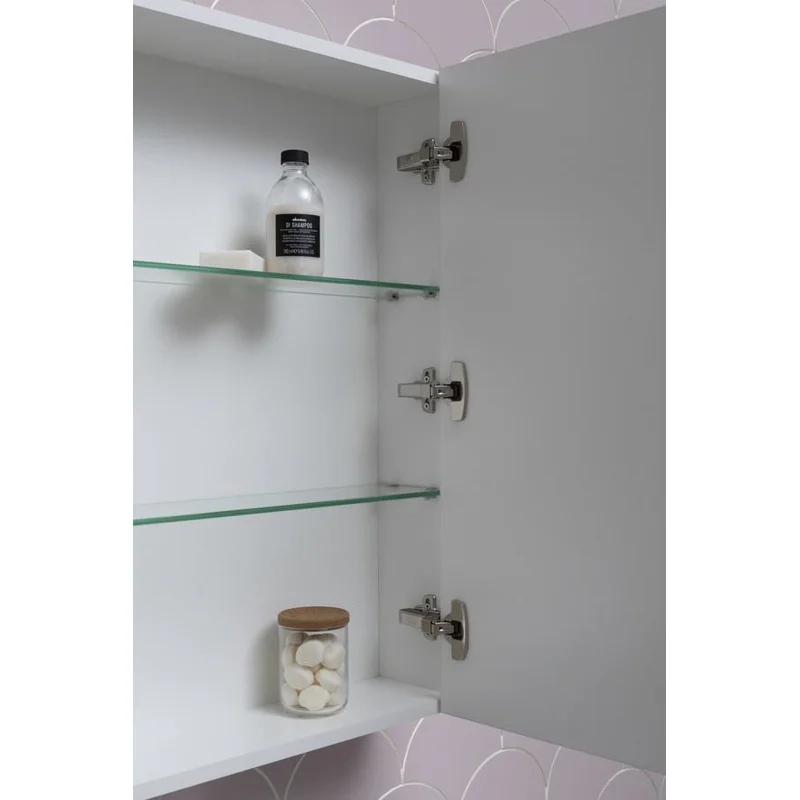 Зеркальный шкаф Aquanet Палермо 60 белый