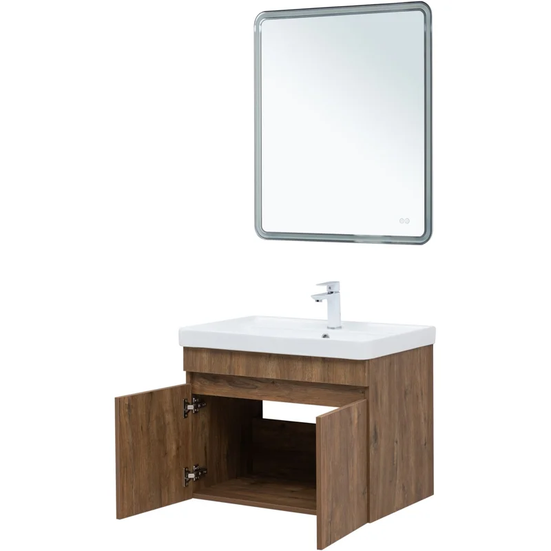 Тумба под раковину Aquanet Оптима 70 дуб рустикальный 