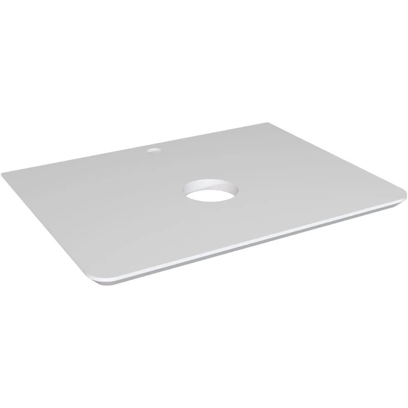 Столешница Aquanet Эмбер 60 белый матовый