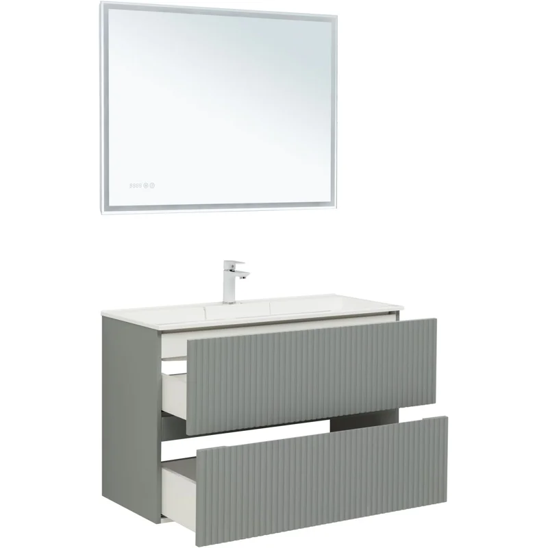 Тумба под раковину Aquanet Джейн 100 мисти грин