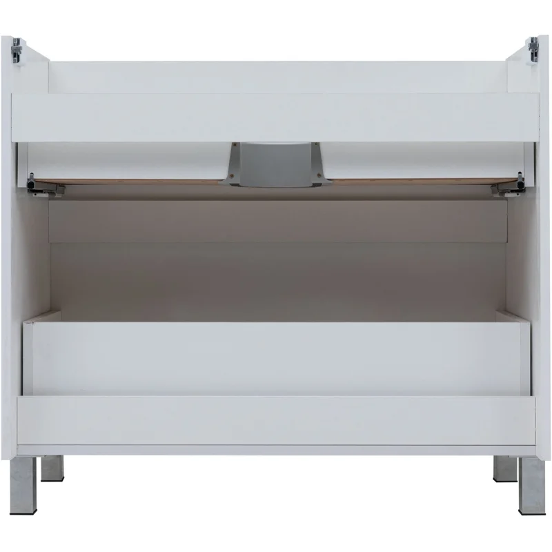 Тумба под раковину Aquanet Нота New 100 напольная, дуб веллингтон табак