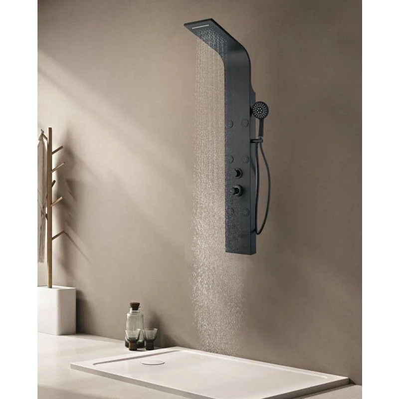 Душевая панель Galaxy Black с гидромассажем