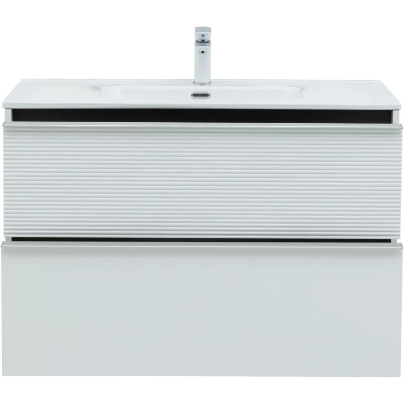 Тумба под раковину Aquanet Вита 100 белый матовый