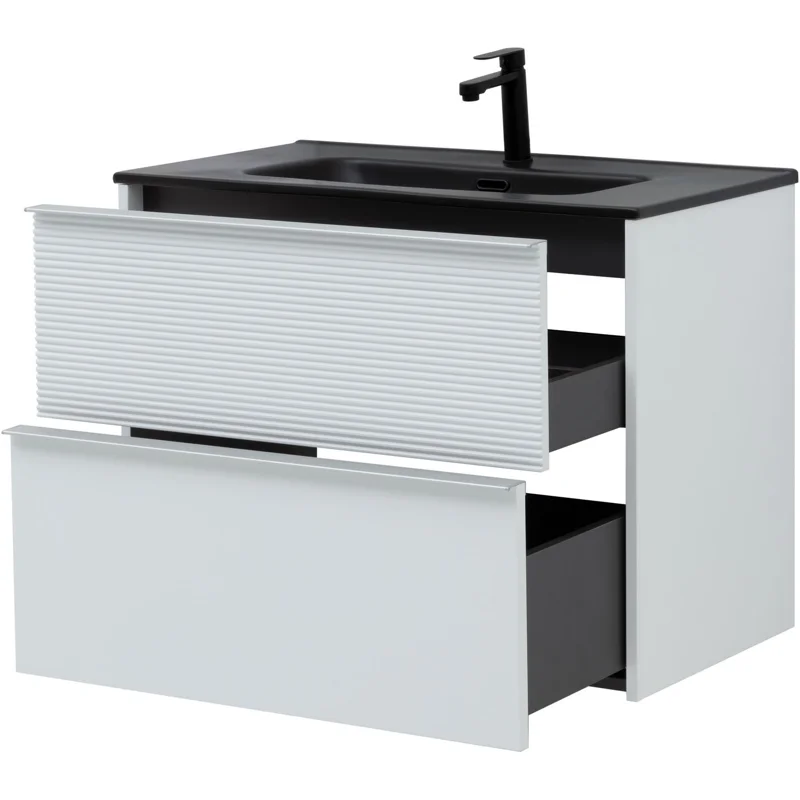 Тумба под раковину Aquanet Вита 80 белый матовый