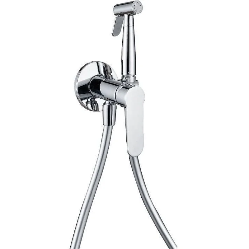 Смеситель с гигиеническим душем Aquanet Passion AF300-52С (с внутренней частью)