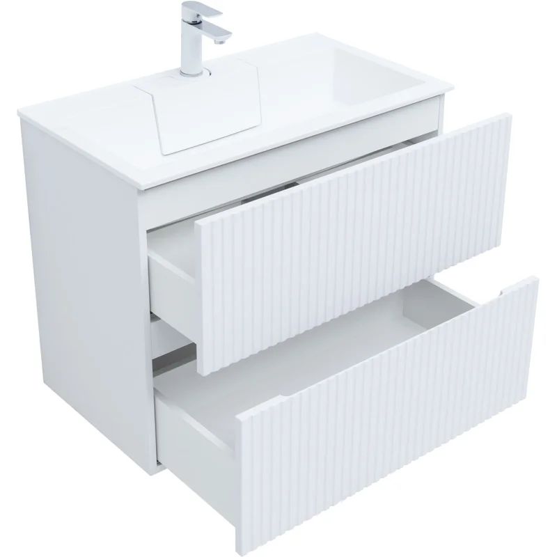 Тумба под раковину Aquanet Джейн 80 белый матовый