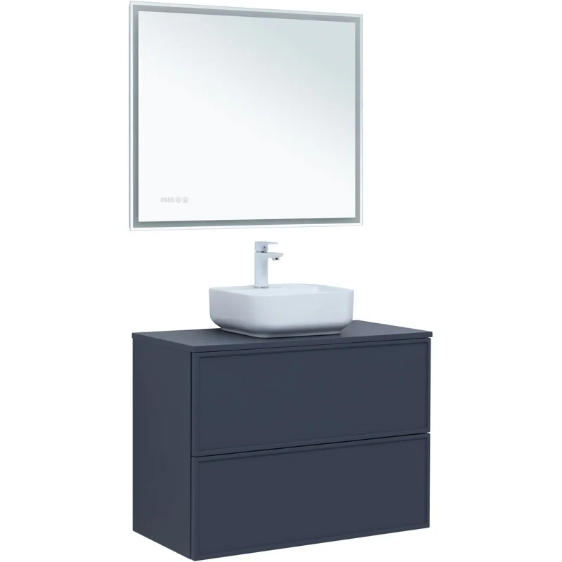 Тумба под раковину Aquanet Арт 90 маренго