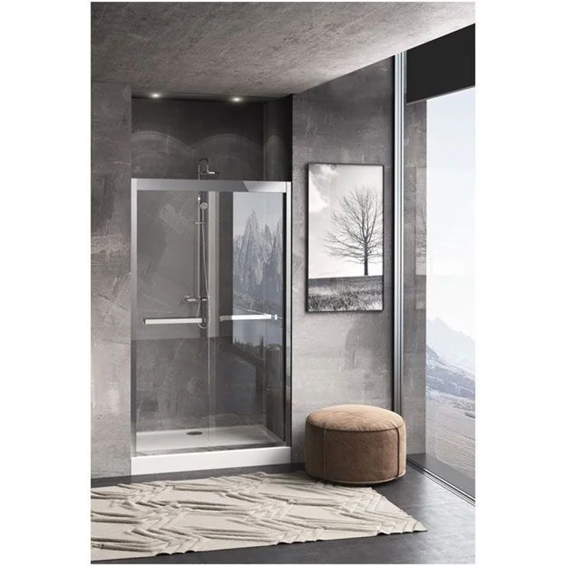 Душевая дверь Aquanet Delta NPD6122 120, прозрачное стекло