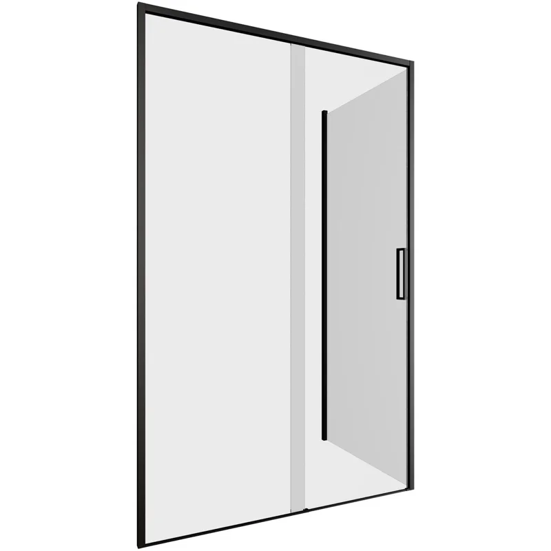 Душевой уголок Aquanet Pleasure Evo 120x80 AE65-120x80-BT профиль черный, прозрачное стекло