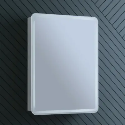 Зеркальный шкаф Aquanet Оптима 60 с LED подсветкой