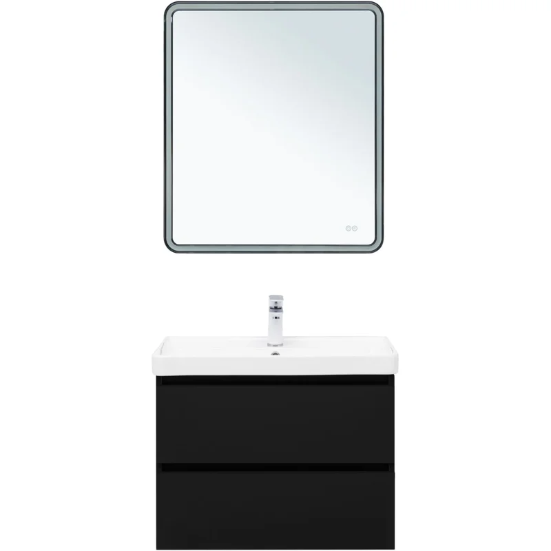 Тумба под раковину Aquanet Вега 2.0 70 черный