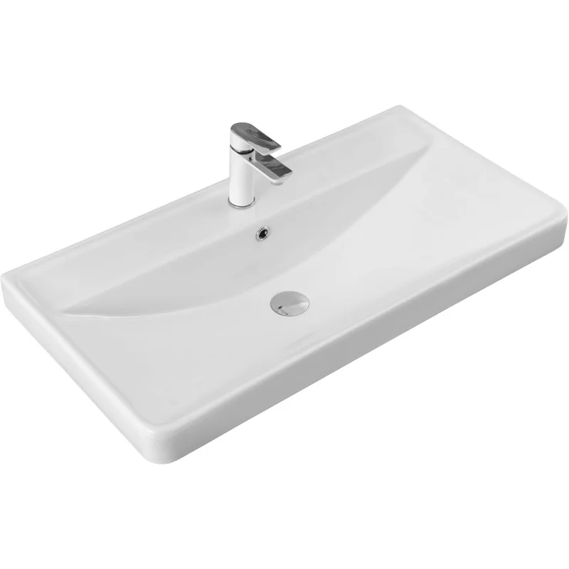 Раковина Aquanet Ирис 90 белая