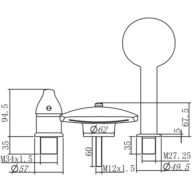 Смеситель на борт ванны Aquanet Practic 2 AF111-63B