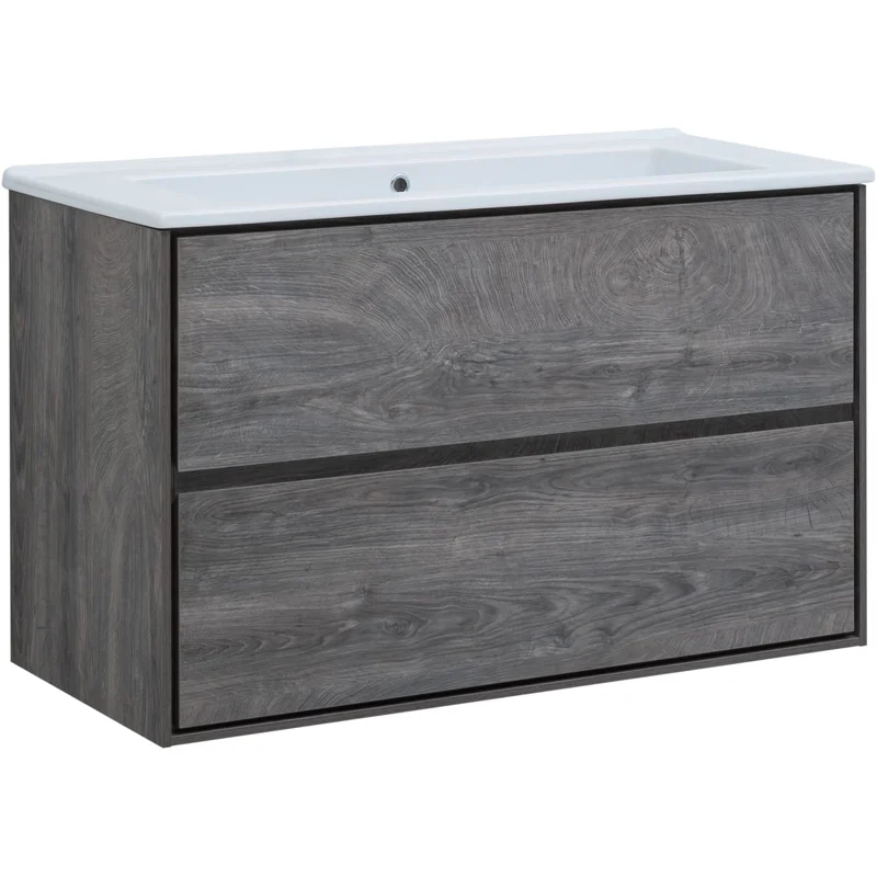 Тумба под раковину Aquanet Милан 105 дуб рошелье