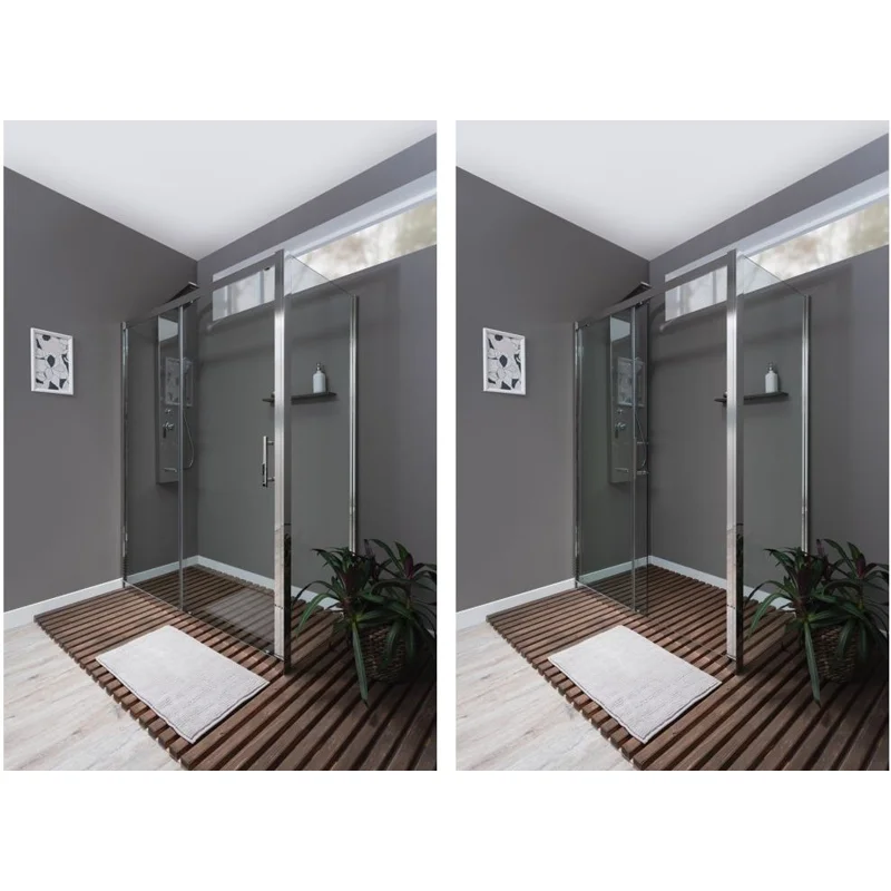 Душевой уголок Aquanet Delta NPE1131 150x80, прозрачное стекло