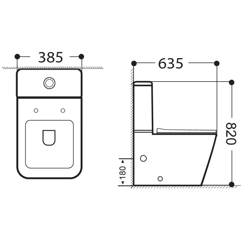 Сливной бачок Aquanet Tavr 2.0 C2 LX-2905