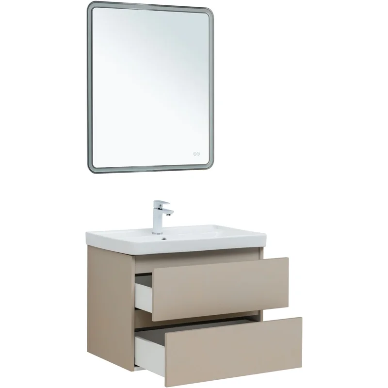 Тумба под раковину Aquanet Вега 2.0 70 бежевый