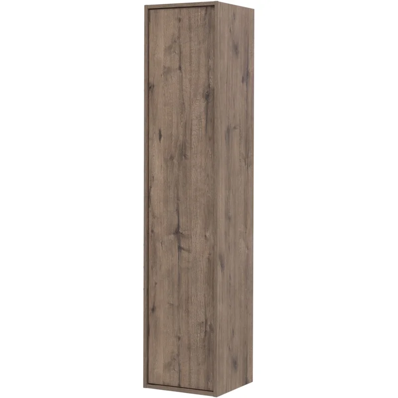 Шкаф-пенал Aquanet Lino (Flat) 35 дуб веллингтон