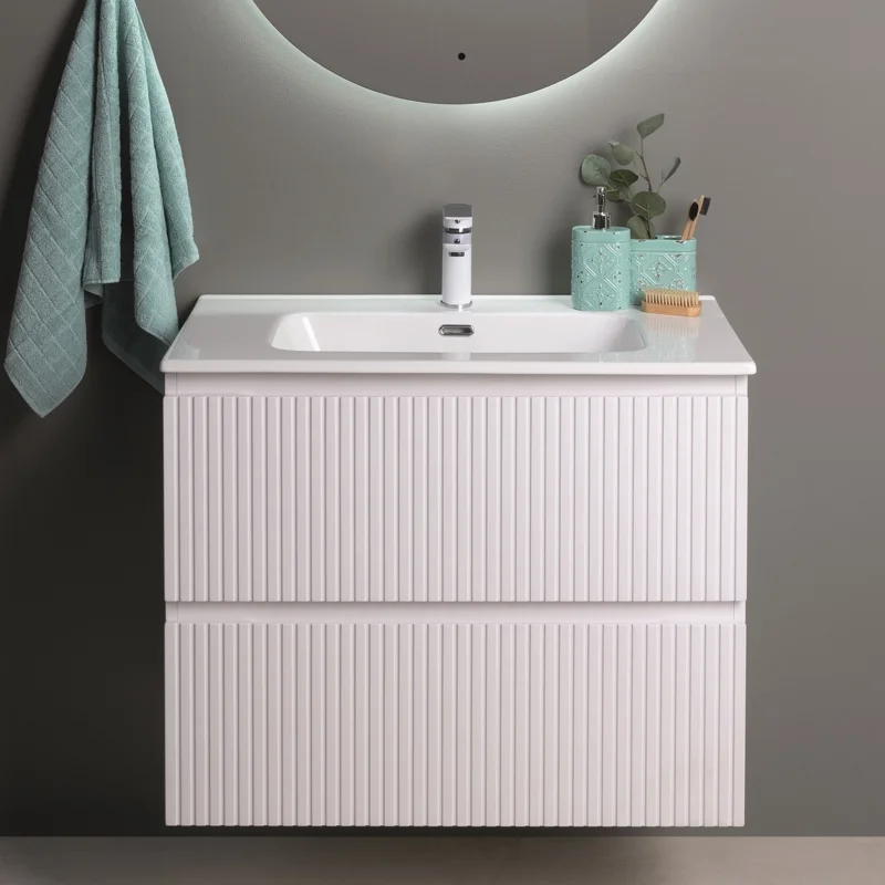 Тумба под раковину Aquanet Джейн 90 белый матовый