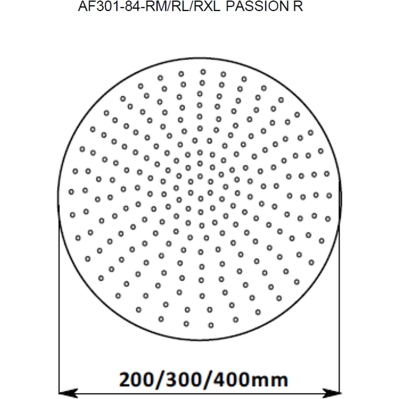 Верхний душ Aquanet Passion AF301-84-RM