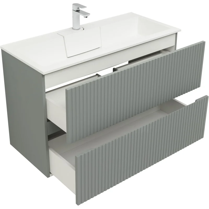 Тумба под раковину Aquanet Джейн 100 мисти грин