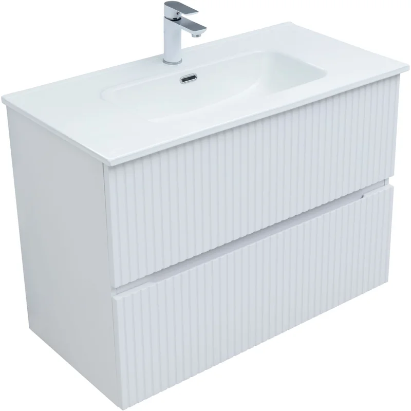 Тумба под раковину Aquanet Джейн 90 белый матовый