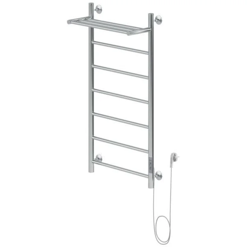 Полотенцесушитель электрический Aquanet Mauro 100х50 Тэн справа , с полкой