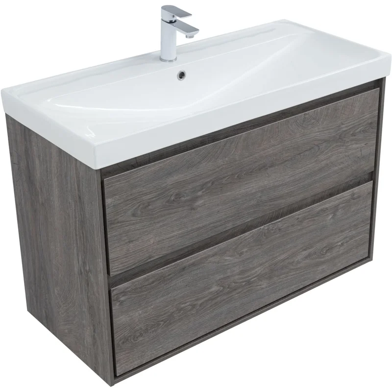 Тумба под раковину Aquanet Милан 100 дуб рошелье