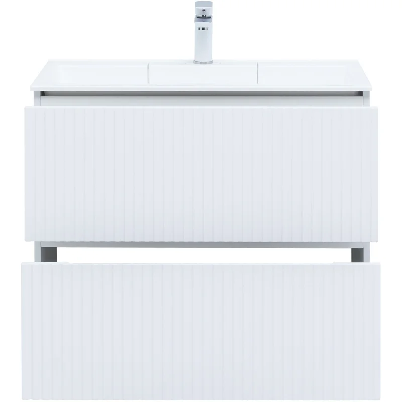Тумба под раковину Aquanet Джейн 80 белый матовый