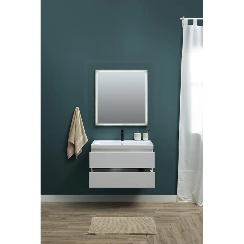 Зеркало Aquanet Nova Lite 75 дуб рошелье LED