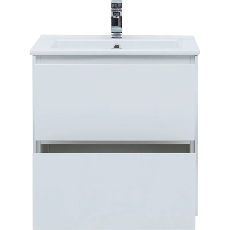 Тумба под раковину Aquanet Милан 65 белый глянец