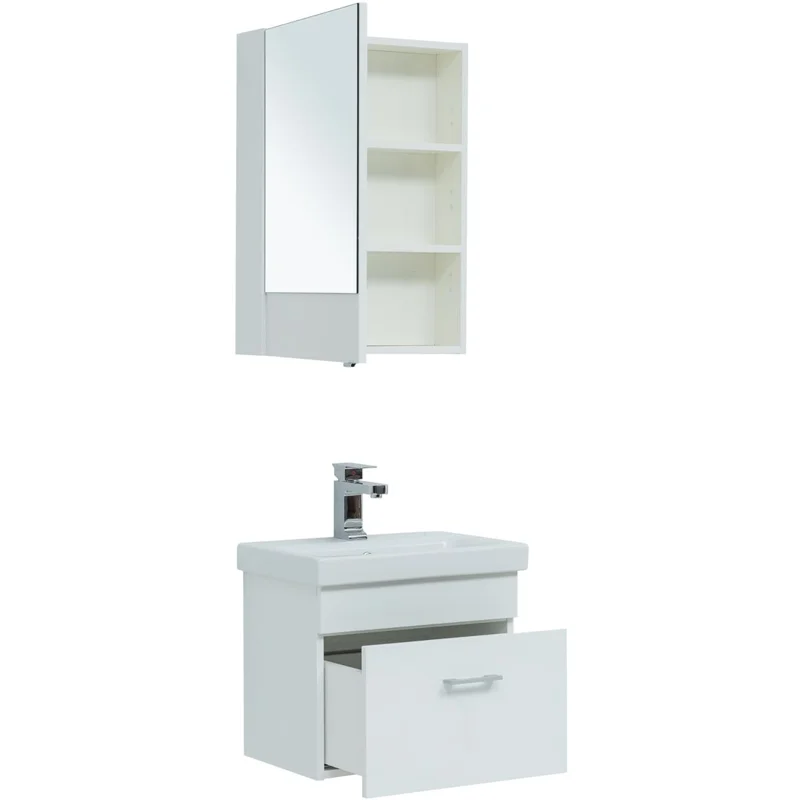 Тумба под раковину Aquanet Нота 50 (Moduo Slim) белый