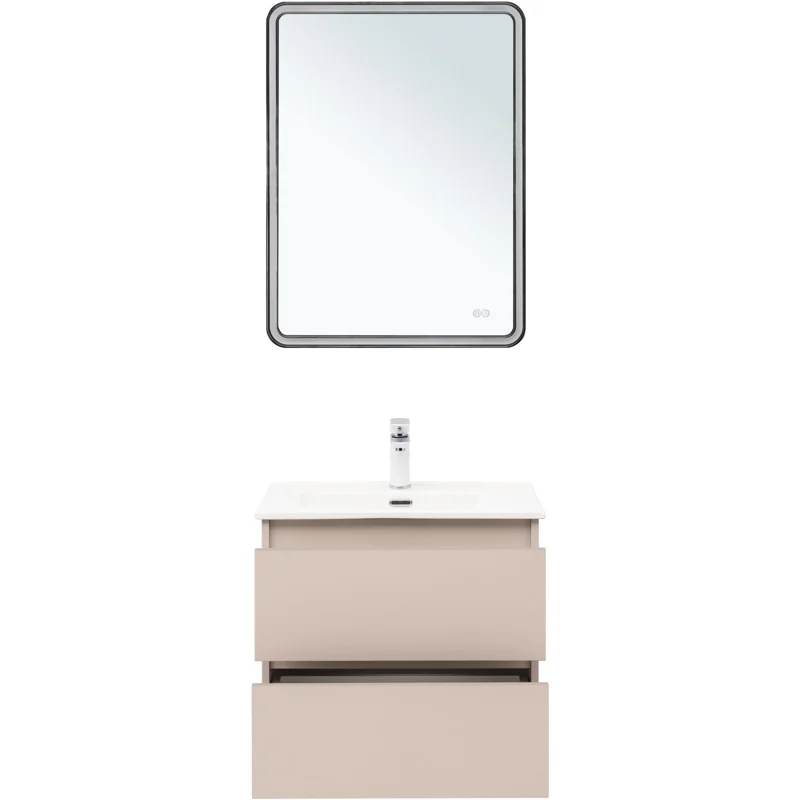 Тумба под раковину Aquanet Вега 2.0 60 бежевый