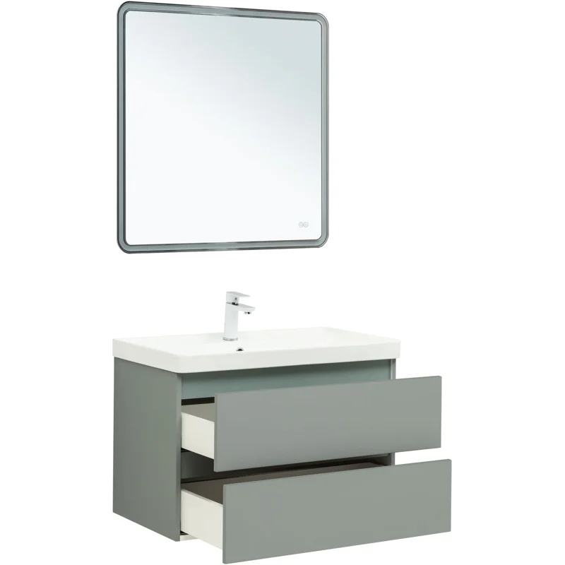 Тумба под раковину Aquanet Вега 2.0 80 мисти грин