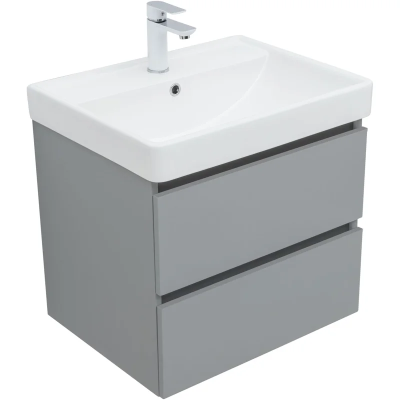 Тумба под раковину Aquanet Вега 2.0 60 мисти грин